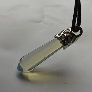 Elegant Opalite Crystal Pendant Necklace